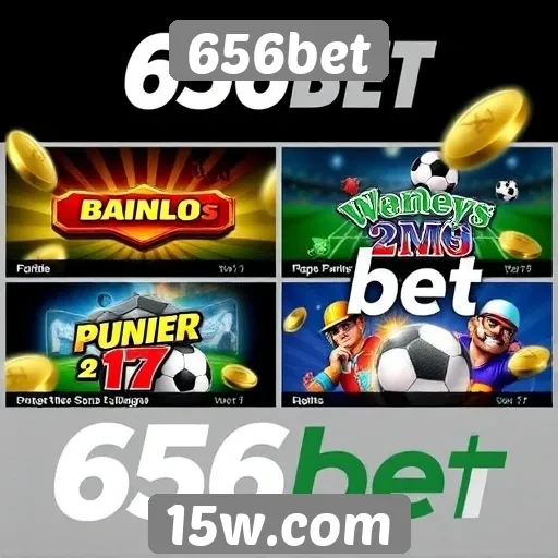 Variedade de jogos disponíveis no 656bet